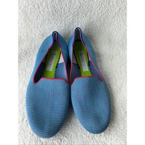 Rothy’s bluebell triple stitch flat loafers size 10.5
